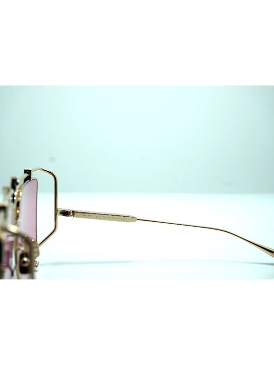 VALENTINO V-LIGHT VLS-116C-59 /GLD/CAT 1 Gold Titanium Sunglasses Italy main image 4